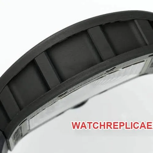APSRichard Mille1:1super carbon fiber case black rubber model RM055side live photo