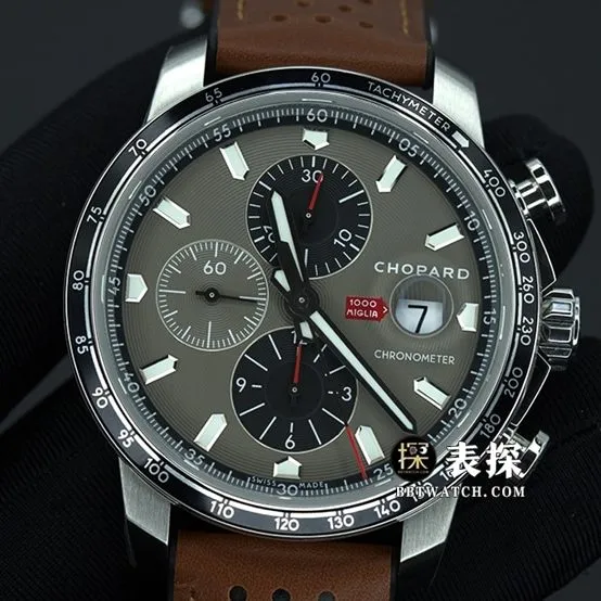 V7 factory Chopard racing super A watches men's dark gray panda disk rubber models pictures and prices overall real picture