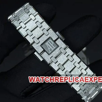 Audemars Piguet Watch Men's Royal Oak Series Blue Dial Steel Band Automatic Mechanical Movement Image