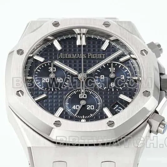 APS factory Audemars Piguet Royal Oak top blue dial chronograph 26240 strap real photos
