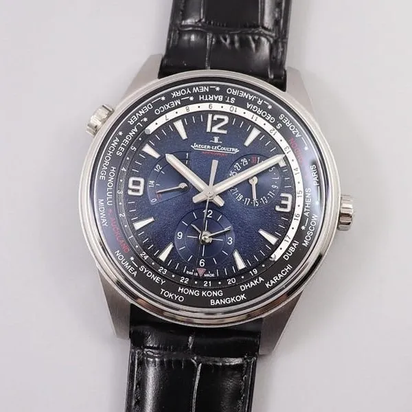 Jaeger-LeCoultre Polaris Watch Review: Power Reserve Display Multifunction Mechanical Watch Buckle Photo