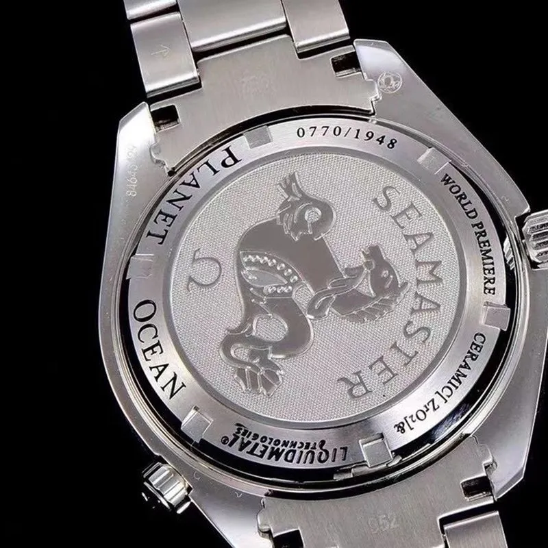 Omegatop-tierhigh-quality watch ocean series liquid metal 1948 men's mechanical watch clasp picture