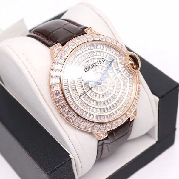 Cartier Blue Balloon Square Diamond Full Star Watch Strap Pictures