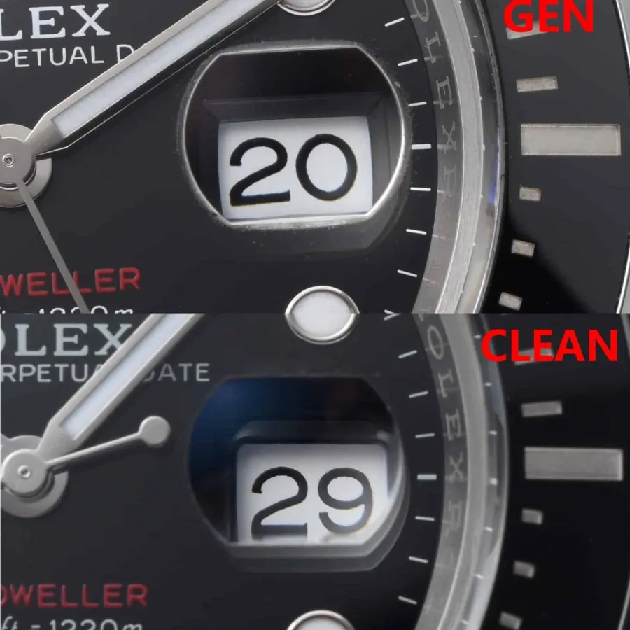 Comparative evaluation of genuine and fake Rolextop-tier collectible watches from Factory C