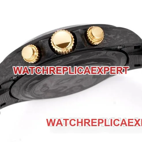 top-tier watch TWF factory Rolex Daytona carbon fiber modified custom red back live photos