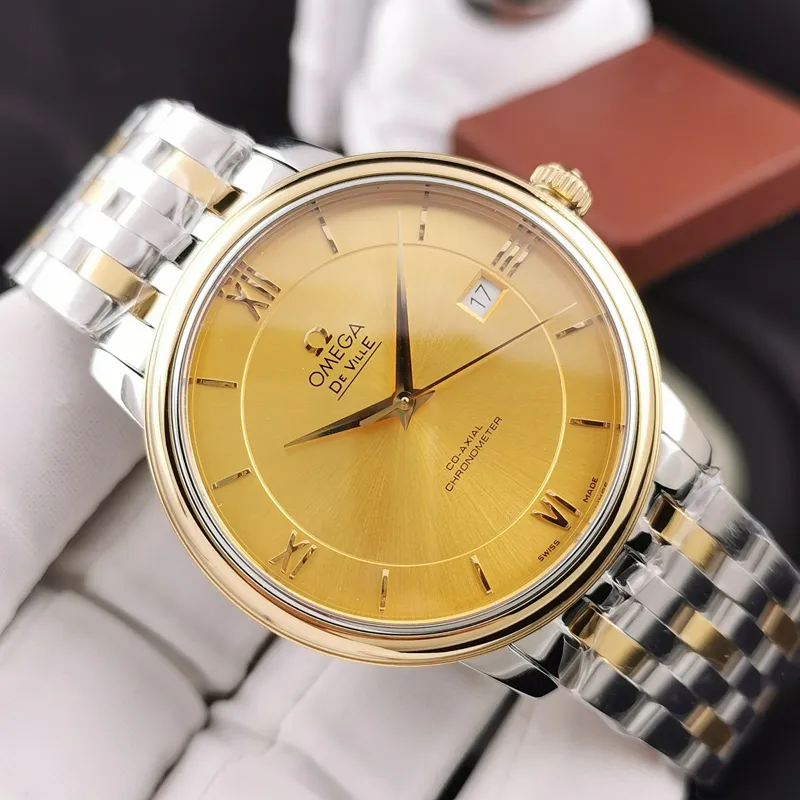 Omega De Ville 424.20.37 KY Factory Yellow