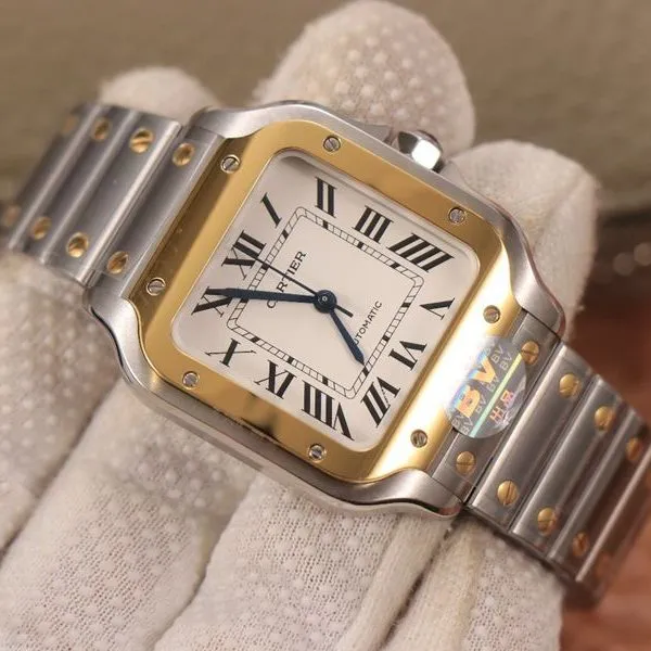 Cartier high-quality watches new Santos watch back cover figure