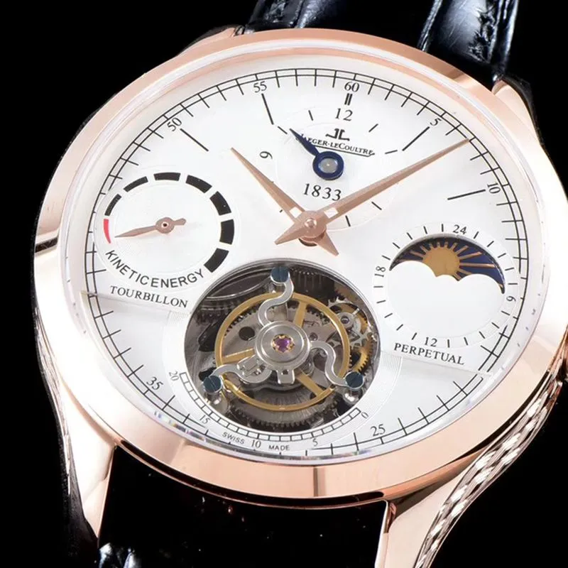 Jaeger-LeCoultrereplica watch master series Q5046520 automatic true tourbillon men's watch movement picture
