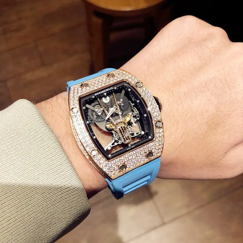 Richard Mille high-quality watch RichardMille Gypsophila series men's mechanical watch movement picture
