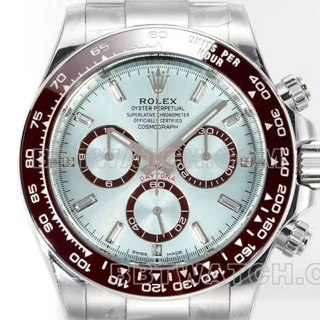 1:1replica watch JF factory DaytonaRolex ice blue dial4131 mechanical 40mm caseback live photo