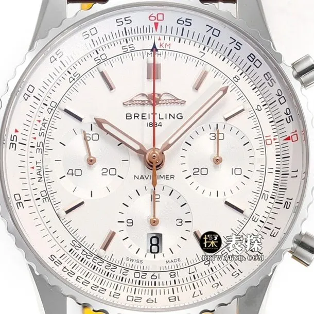 Breitlingtop-tier,BLS aviation chronograph1replica watch,front live photo