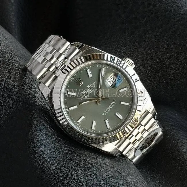 WKD Factory Top Watch Rolex Datejust 41mm Green Dial 126331 Real Shot Photo