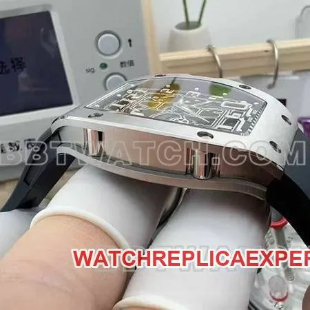 Richard Mille Skeleton Disc Mechanical Rubber Model RM 67-01 Front view