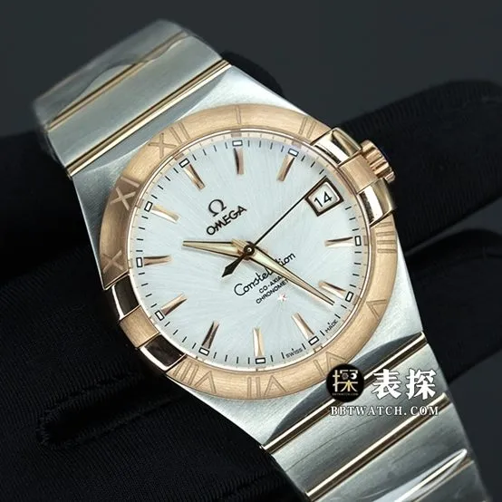 3S factory Omega Constellation top-tier 1:1high-quality watch men's white dialsteel bracelet model pictures and prices front live photo