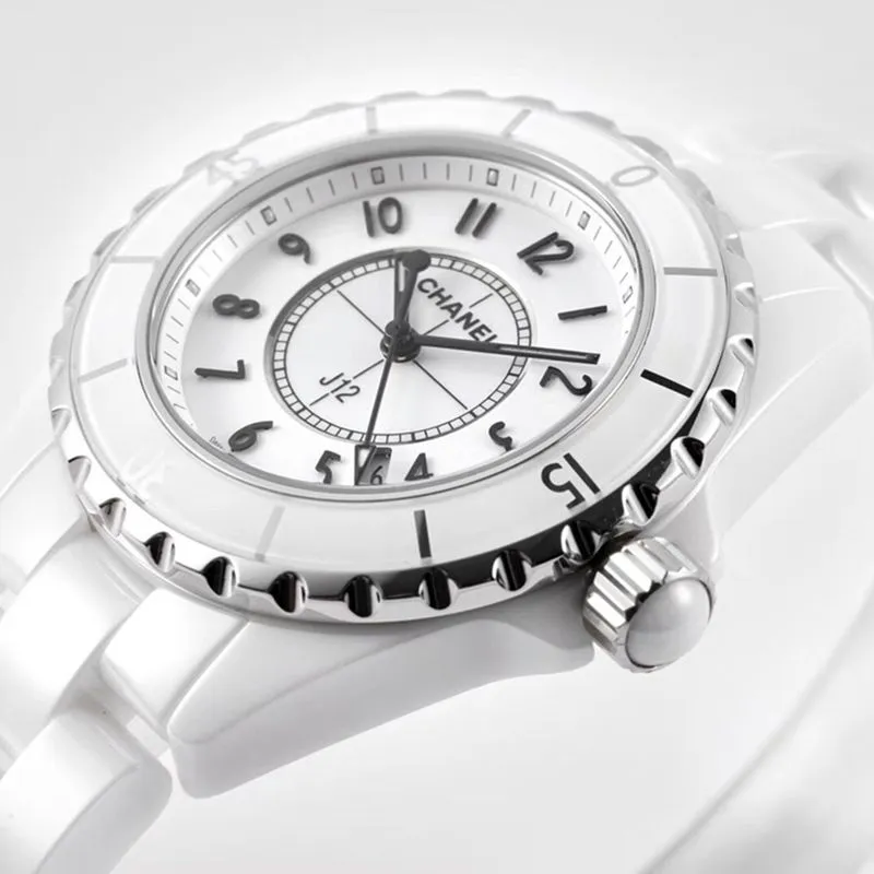 Chaneltop-tierhigh-quality watch J12 series ladies quartz watch back cover picture
