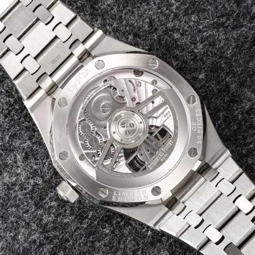 Dachang high-quality replicaR8 factory 2022 Audemars Piguetblue dialRoyal Oak self-winding tourbillon men's watch clasp picture