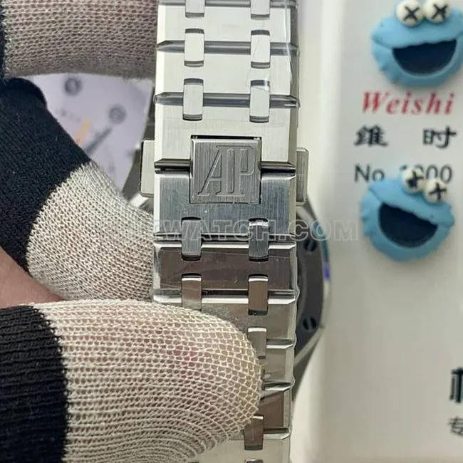 top-tier watch Royal OakBLS factory Audemars Piguetblue dial mechanical 26420front live photo