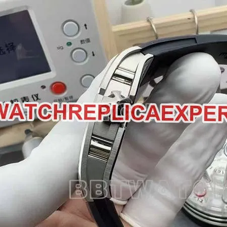 Richard Mille Watch Skeleton Disk Mechanical Rubber Model RM 67-01 Luminous Actual Photos