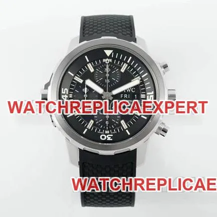 top-tier watch APS factory marine timepiece IWCblack dial7750 mechanical side live photo
