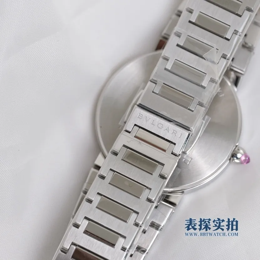 Big factory high-quality replicaBvBvlgari ladies silver diamond quartz watch clasp
