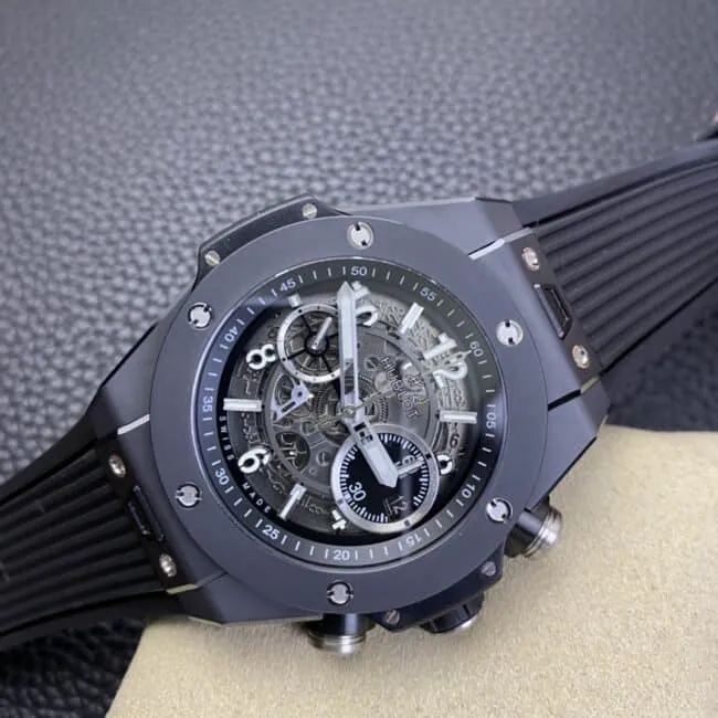top-tier replicaHublot watch BIG BANG Unico Big Bang series color ceramic watch movement picture
