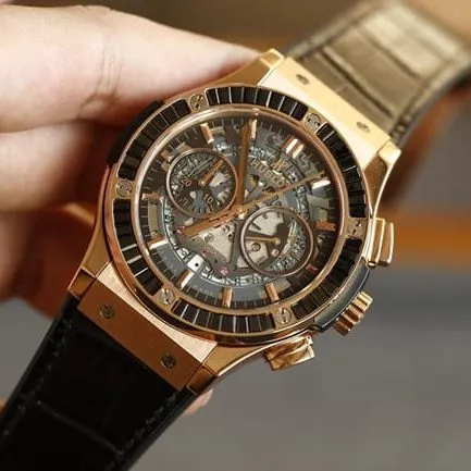 top-tier watch Hublot BIG BANG series Hublot boutique diamond rose gold color case watch clasp picture