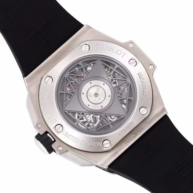 Big factory high-quality replicaBBF extreme replicaHublot watch black dial Hublot's most popular model new tattoo second generation watch clasp picture