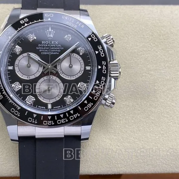 Rolex collectible watch ARF FactoryDaytonablack dial4131 rubber model side live photo