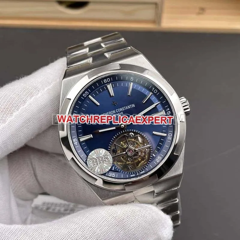 BBS factory Vacheron Constantin top-tier 1:1super cloneblue dialtourbillon6000Vbraceletlive photos