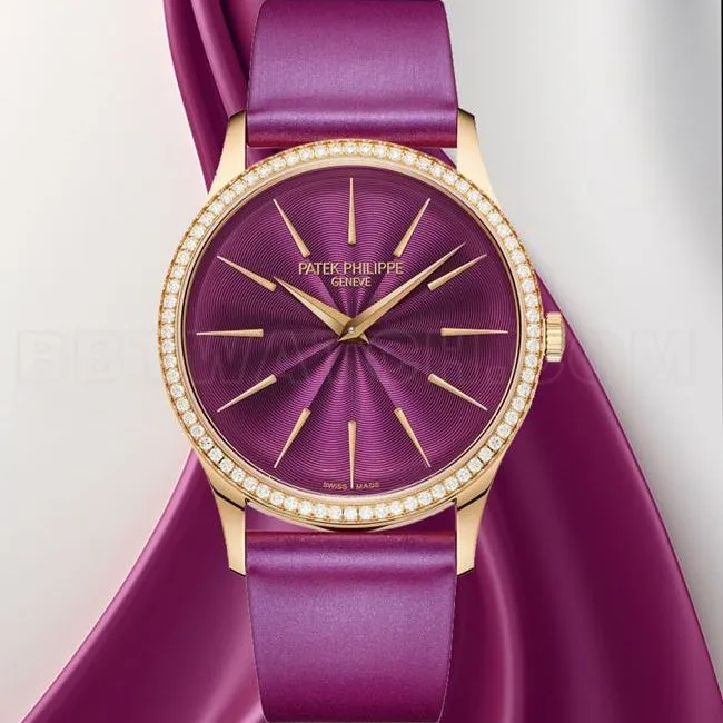 1:1replica watch GS factory classic Patek Philippe purple plate 4997side live photo