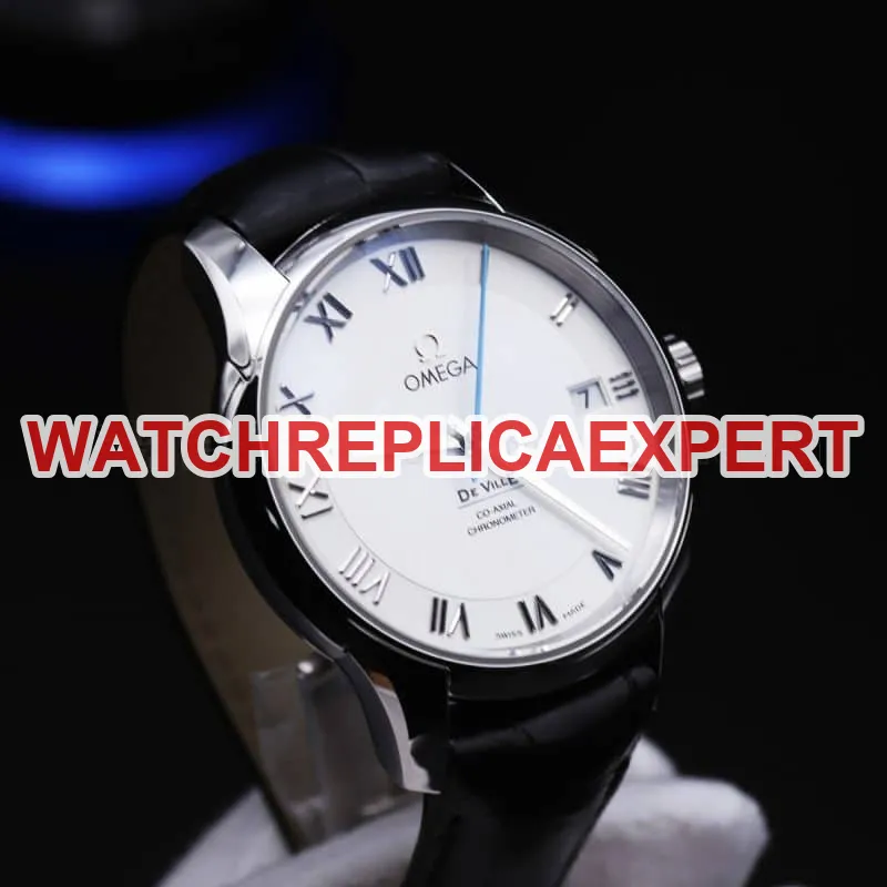 How about vsOmega De Ville Series 8500movement watch review - elegant and classic style men's watch side view