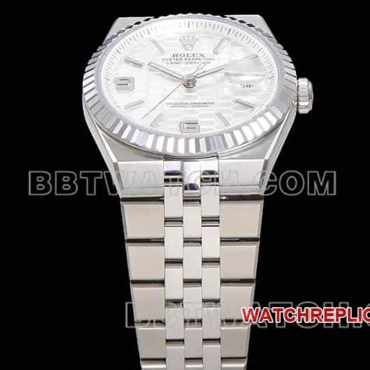 ES factory Rolex land type top-tier 1:1super clonewhite dial127234front live photo