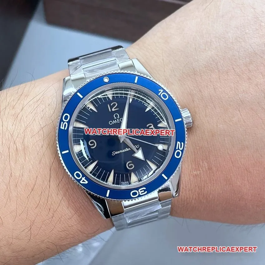 VS factory Omega Seamaster super A 2024 new blue plate 234.30.41.21.03.001 front real picture
