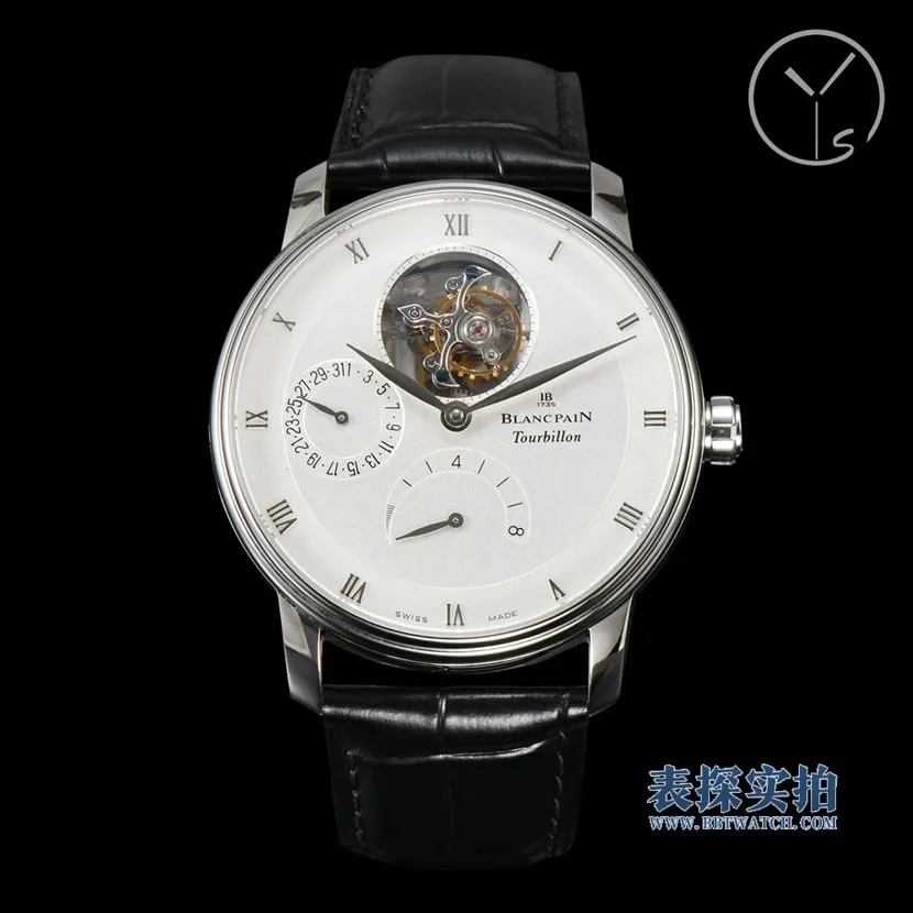 Details of the high-quality YSBlancpain upgraded version of the classic series tourbillon men's mechanical watch from a major manufacturer