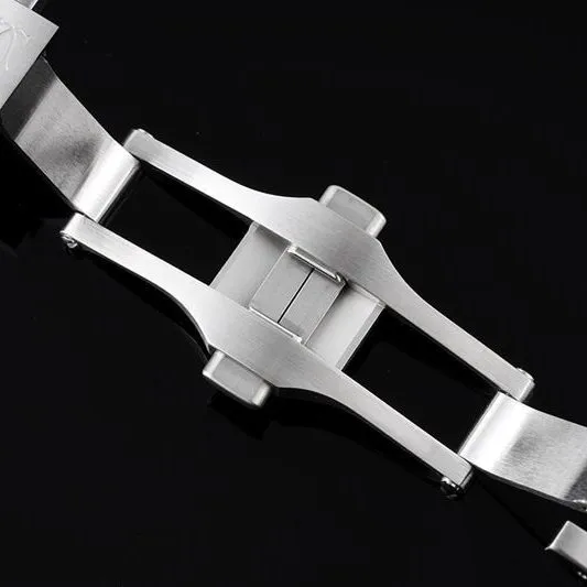 Cartiertop-tiersuper watch Santos series ladies steel braceletdiamondwhite dial watch detail shots