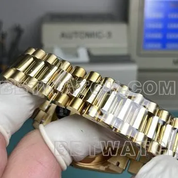 collectible watch CBD factory RolexDay-Date3255 mechanical black dial 40mm weight live photos