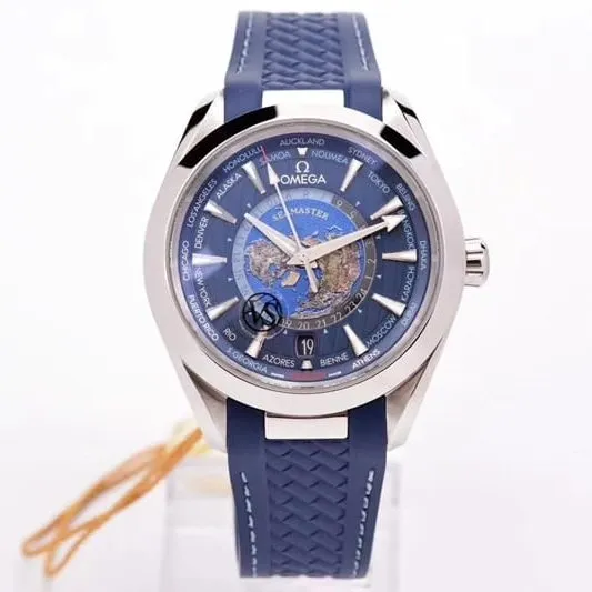 watch vs. Omega's new Seamaster series 220.12.43.22.03.001 front view
