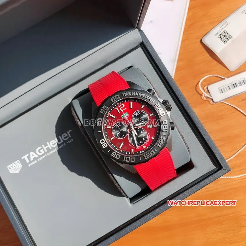 TAG Heuer F1 CAZ101AN FT8055 Top Red Dial