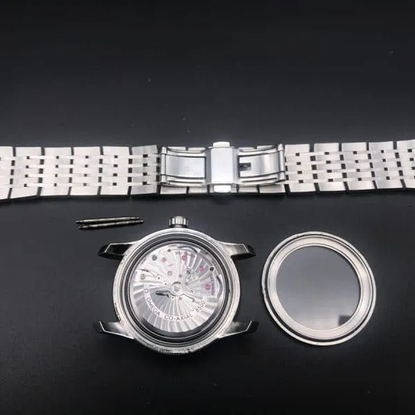 Omega De Ville watch comparison, OEM comparison between small and big manufacturers, front view