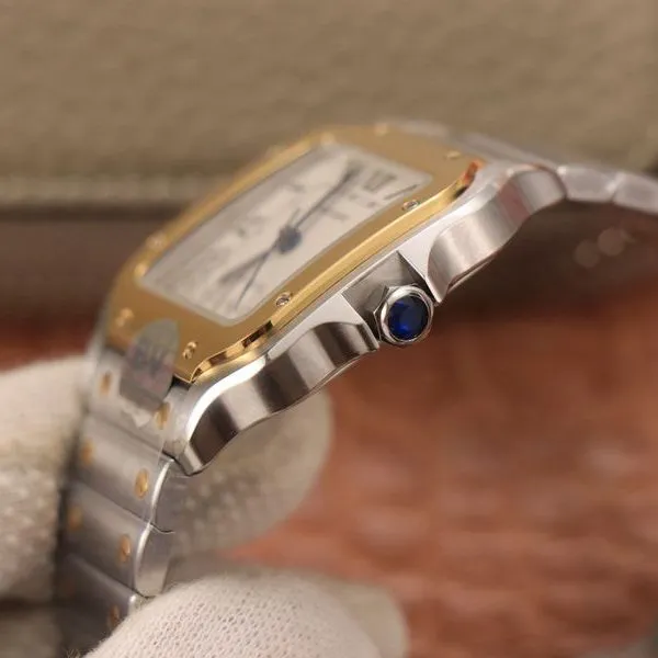 Cartier high-quality watches new Santos watch front view