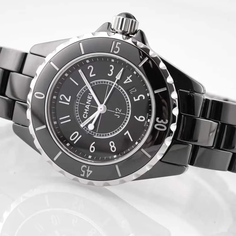 Chaneltop-tierhigh-quality watch J12 series ladies quartz watch side view