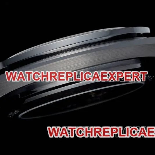 Omega's collectible watch BLS factory Speedmaster full ceramic red needle mechanical rubber model front live photo