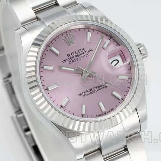 ARF FactoryRolex log top-tier 1:1super pink disk stick hour markers 31mm three-frame chain link 278274braceletlive photos