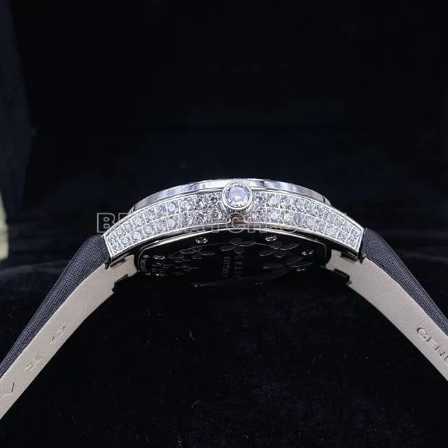 collectible watch Graf VCA factory sapphire crystaldiamond33mmquartz movementfront live photo