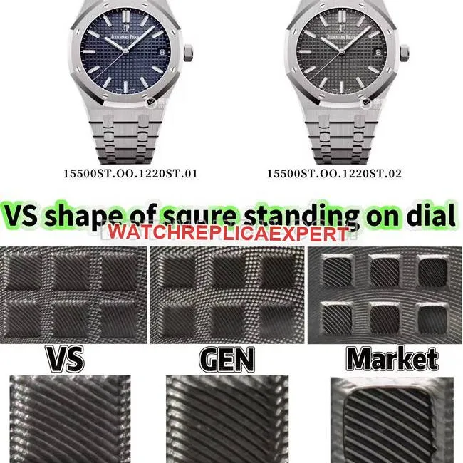 VS FactoryAudemars PiguetRoyal Oaktop-tier watch 15500 comparison genuine review movementlive photos
