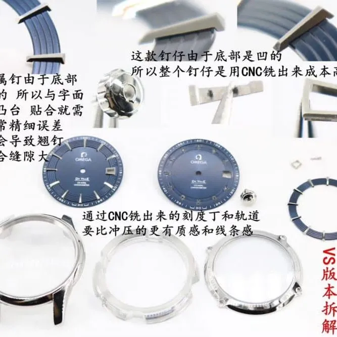 VSOmega De Ville Series 431.33.41.21.03.001 Watch (Bright Blue) Authenticity Review Price Chart