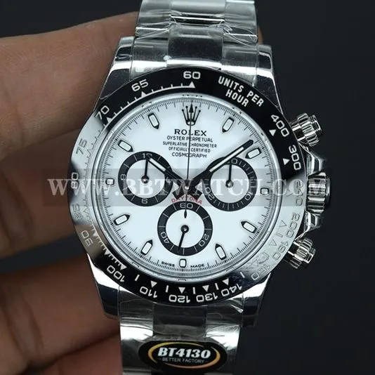 BT factory Rolex Daytona4130 top-tier watch real shot front view