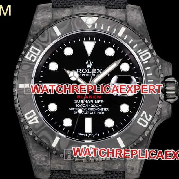 PPM factory Rolex Submariner super cloneblack dial carbon fiber 3135 black leather strap bracelet live photos
