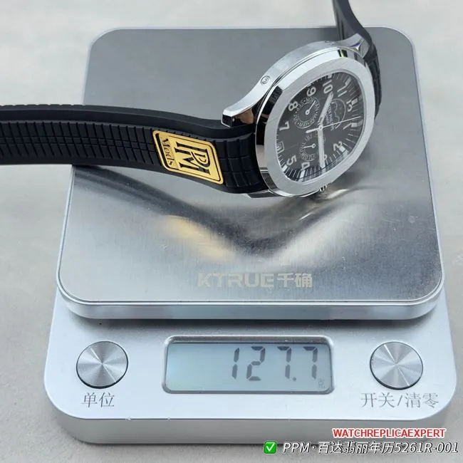 collectible watch Patek PhilippePPM factory Aquanautblack dial5261clasplive photos