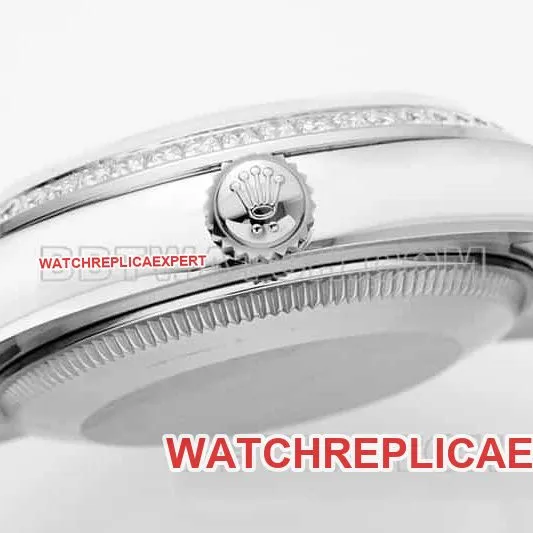 ARF FactoryRolex log silver gray plate 31mm three grid link 278384side live photo